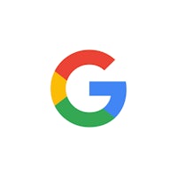 the google logo on a white background