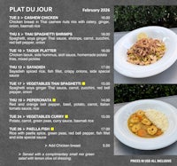 play du jour menu