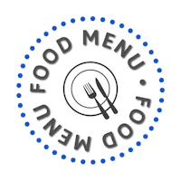 a black and white food icon on a white background